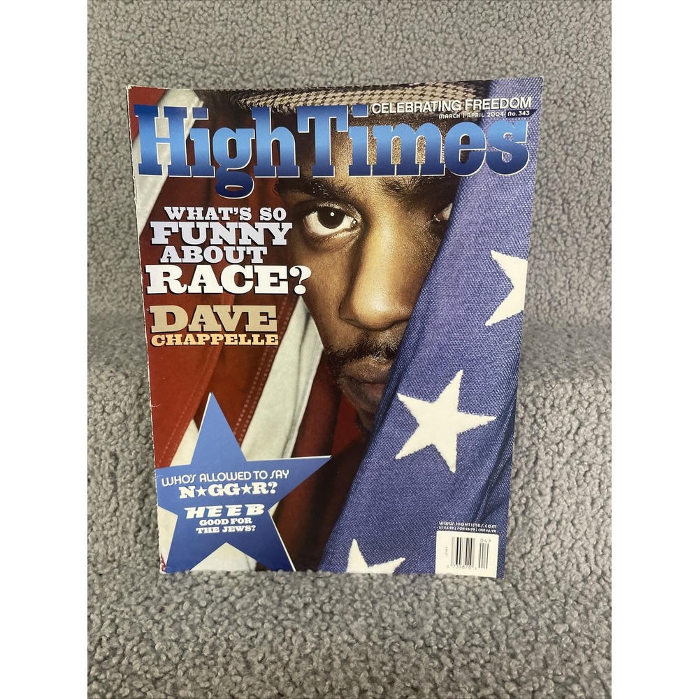 NEW‎ High Times Magazine Mar/Apr 2004 Dave Chappelle RACE -Social Issues